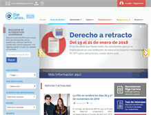 Tablet Screenshot of eligecarrera.cl